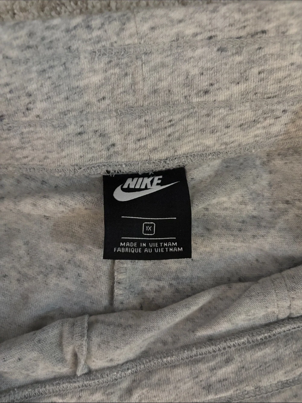 Nike womens Gray Camo Sweatpants 1X